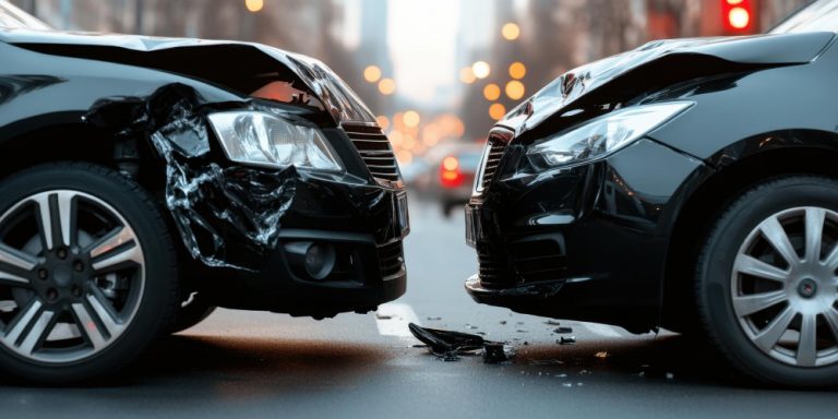 que faire après accident voiture — deux conducteurs échangeant leurs informations après un accrochage